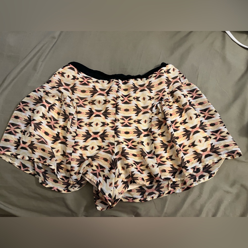 Mimi Chica Geometric Mini Skirt, Women’s Small